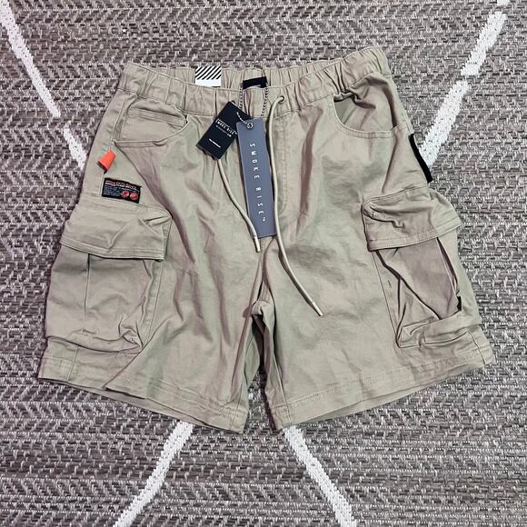 Smoke Rise Mens Khaki Shorts - Sz Medium - Picture 1 of 5